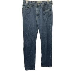 Wrangler Men's Authentics Denim Jeans 34x34 Straight Leg Blue